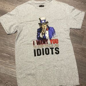 sale 3/$20 🎉I Want You To Stop Voting for Idiots” T-Shirt